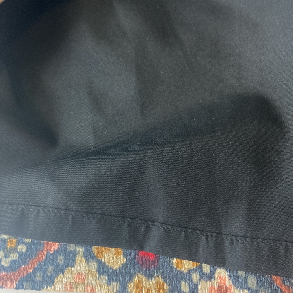 Loft Boho Short Patterned Cotton Blend A Line Ski… - image 6